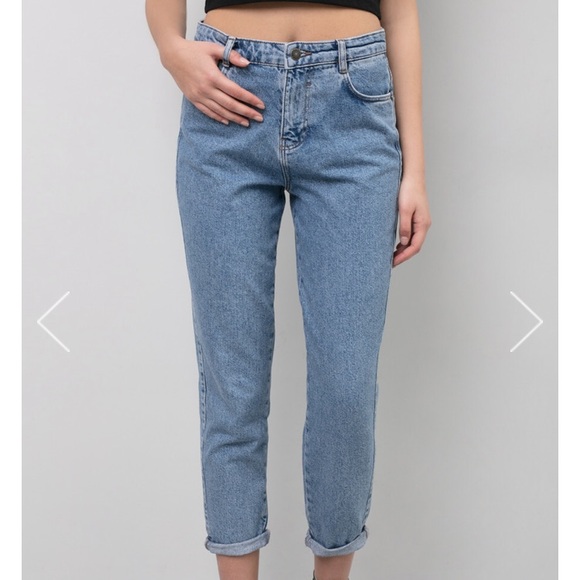 subdued Denim - Subdued 100% Cotton High Rise Boyfriend Jeans